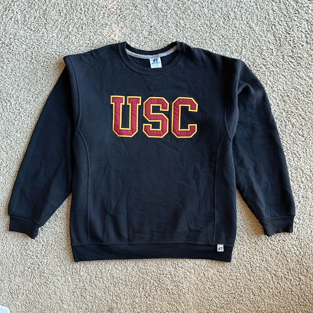 USC Collegiate Crewneck Sweater Size M